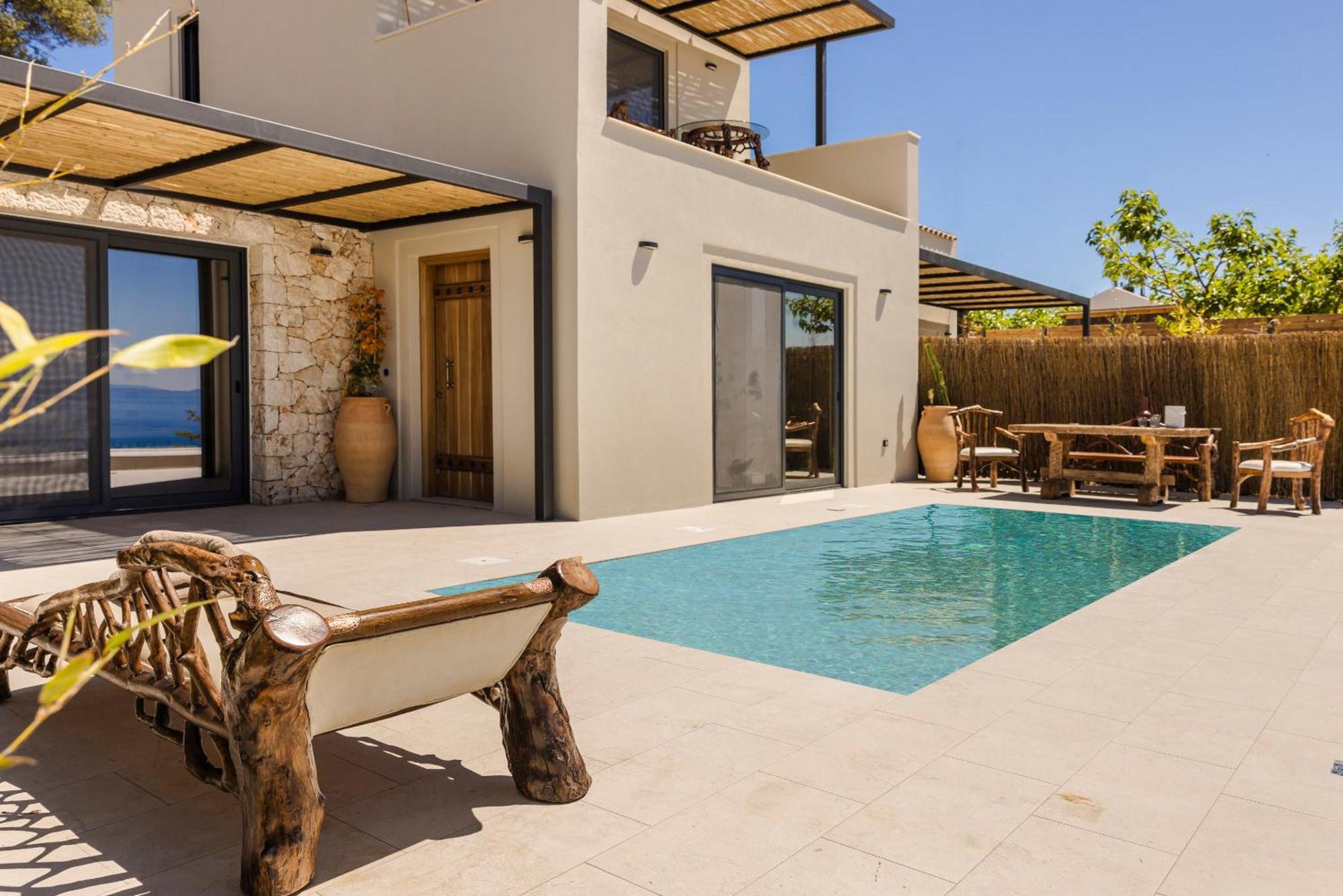 Hilaritas Luxury Suites Sea View, Private Pool & Jacuzzi Paradise Ratzaklíon エクステリア 写真