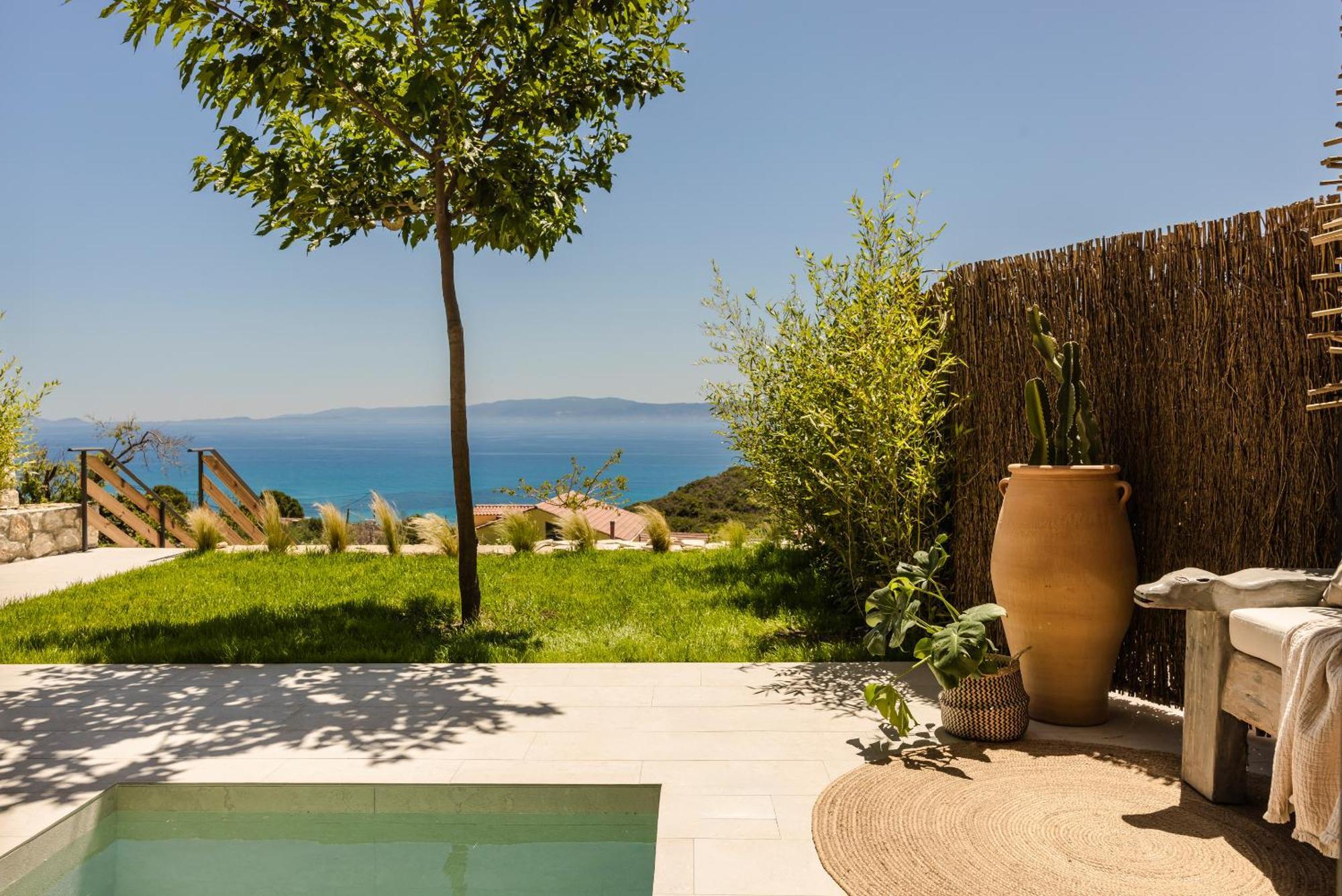 Hilaritas Luxury Suites Sea View, Private Pool & Jacuzzi Paradise Ratzaklíon エクステリア 写真