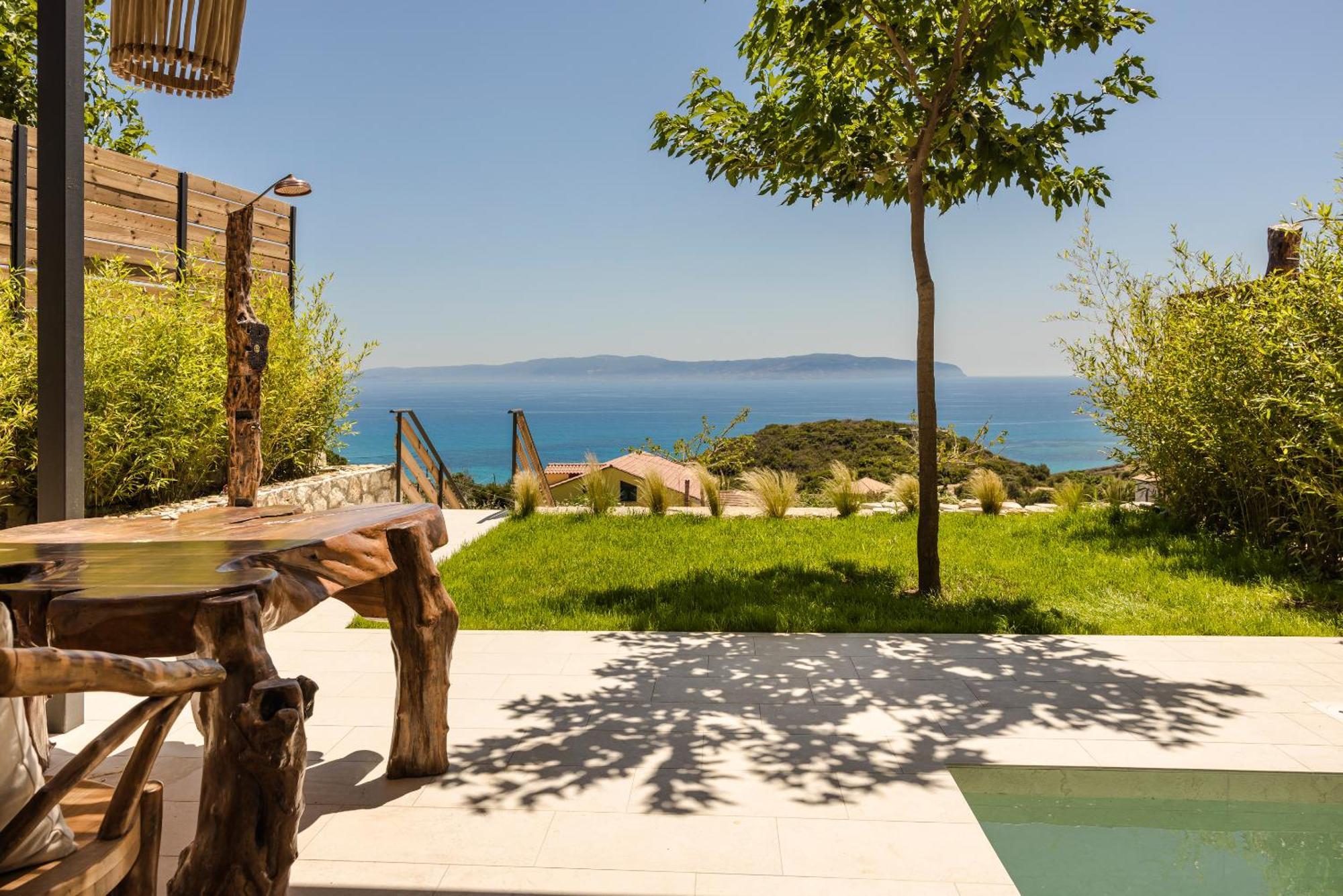Hilaritas Luxury Suites Sea View, Private Pool & Jacuzzi Paradise Ratzaklíon エクステリア 写真