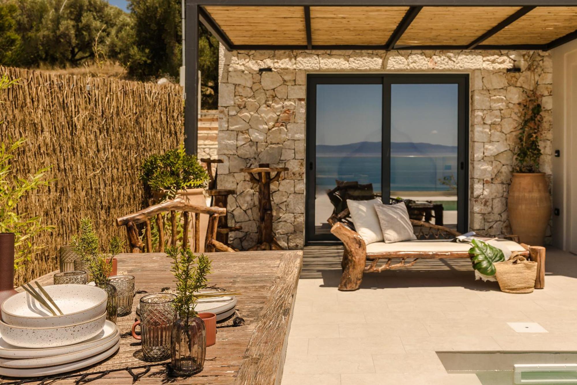 Hilaritas Luxury Suites Sea View, Private Pool & Jacuzzi Paradise Ratzaklíon エクステリア 写真