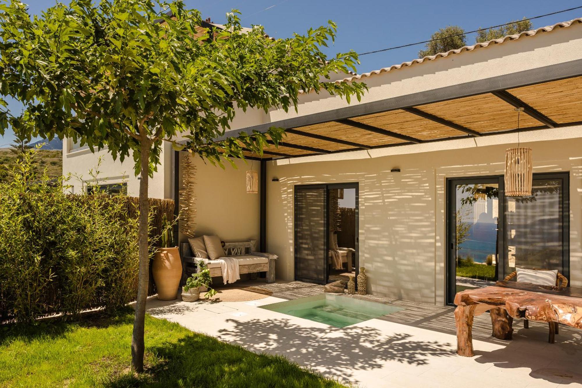 Hilaritas Luxury Suites Sea View, Private Pool & Jacuzzi Paradise Ratzaklíon エクステリア 写真